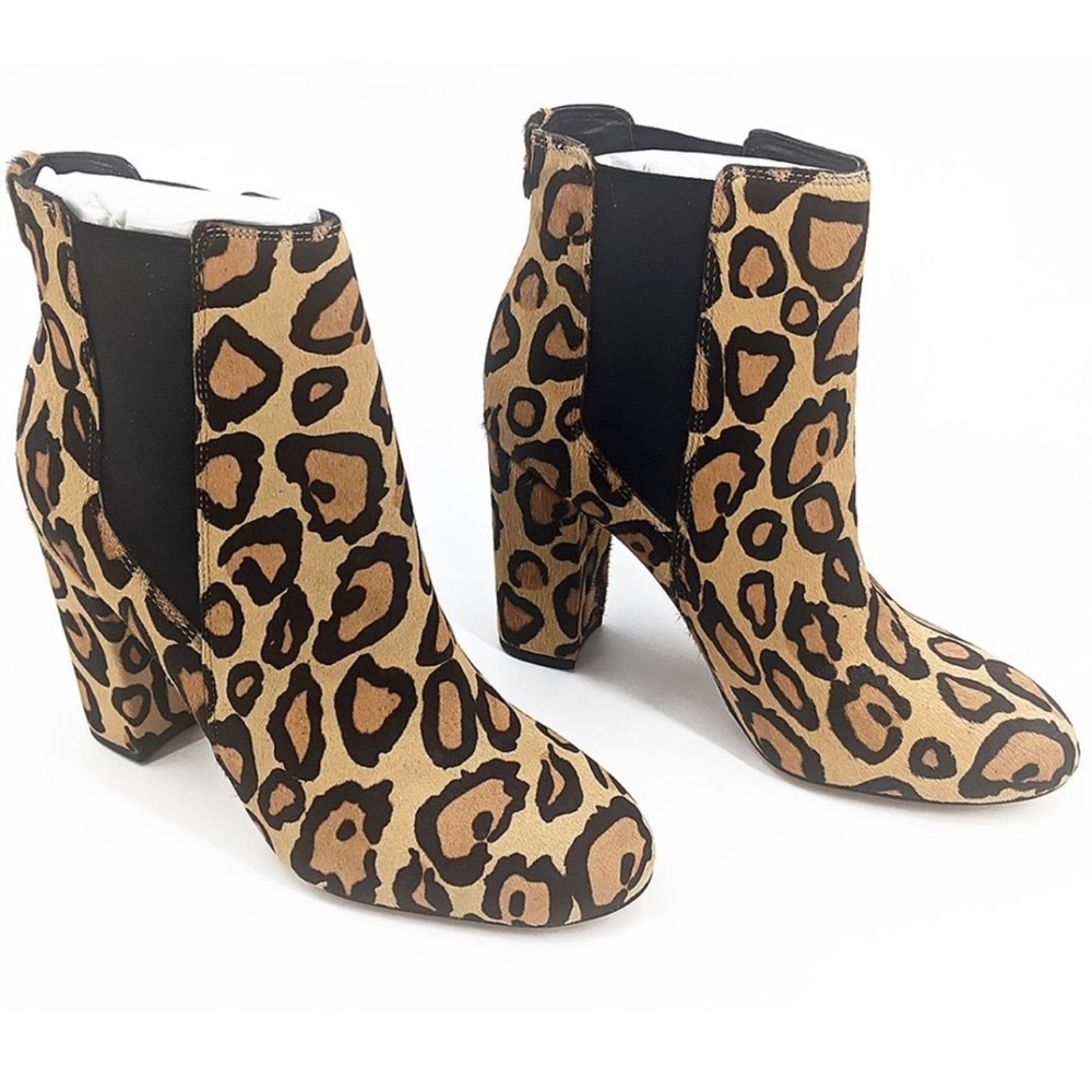 Sam Edelman Leopard Print Booties